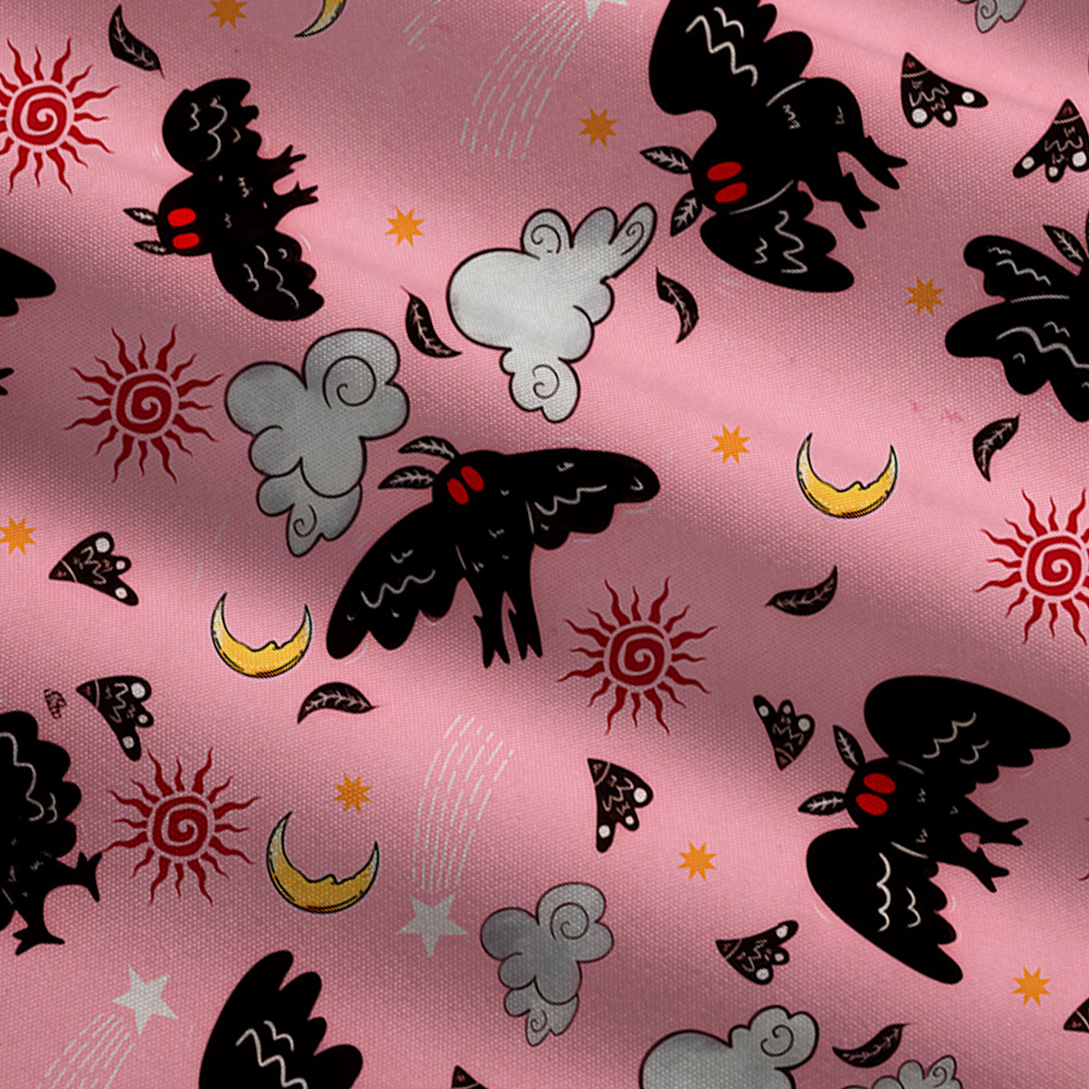Purplehecate Cryptid Mothman Wide Leg Jumpsuit