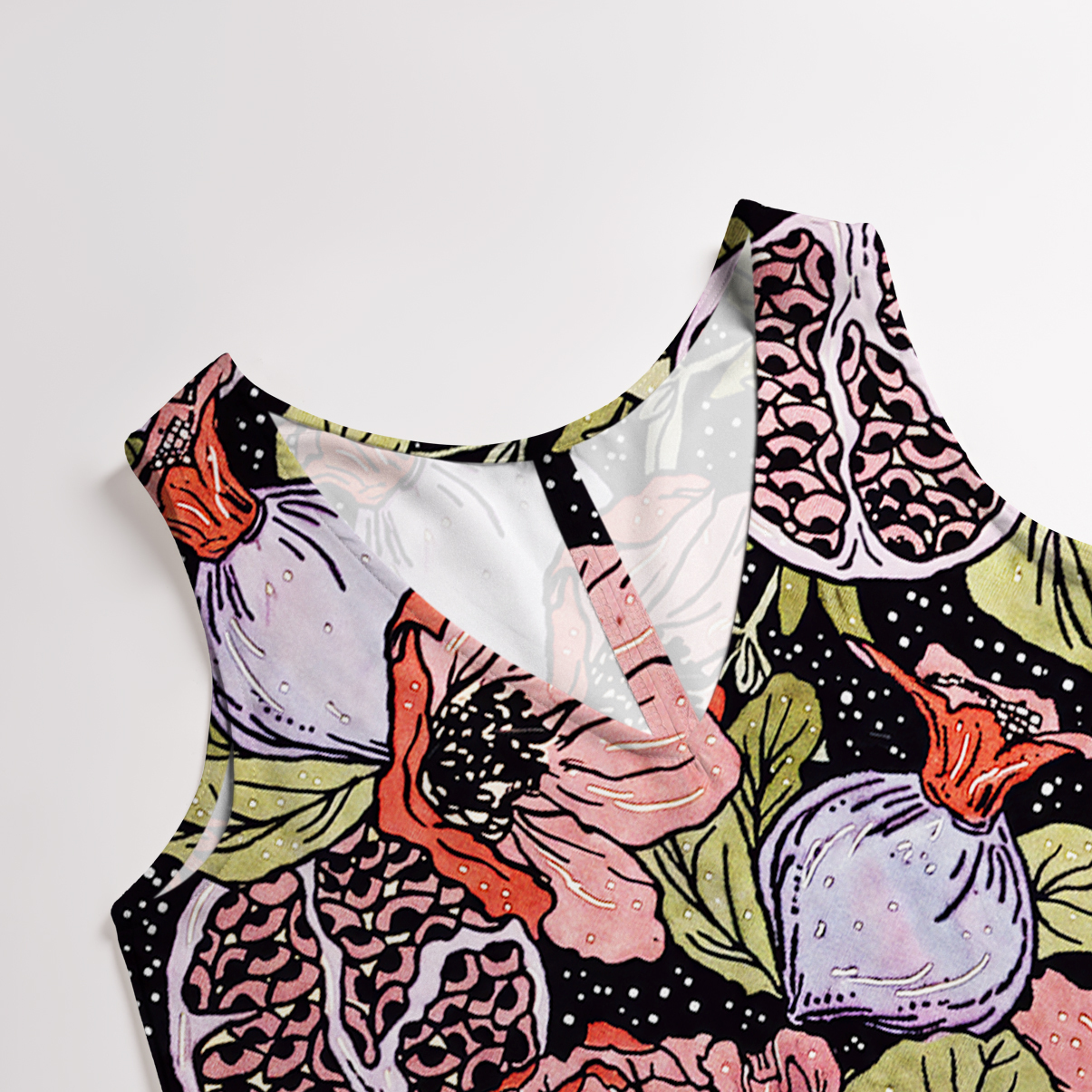 Purplehecate Persephone's Pomegranate Wide Leg Jumpsuit