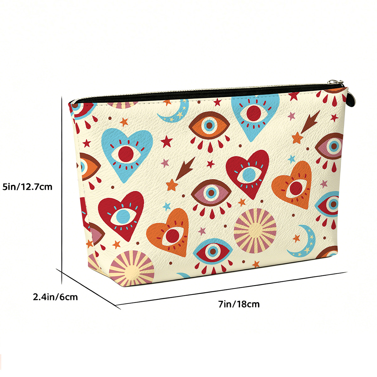 Purplehecate The Enchanted Eye of Love Zip Makeup Bag