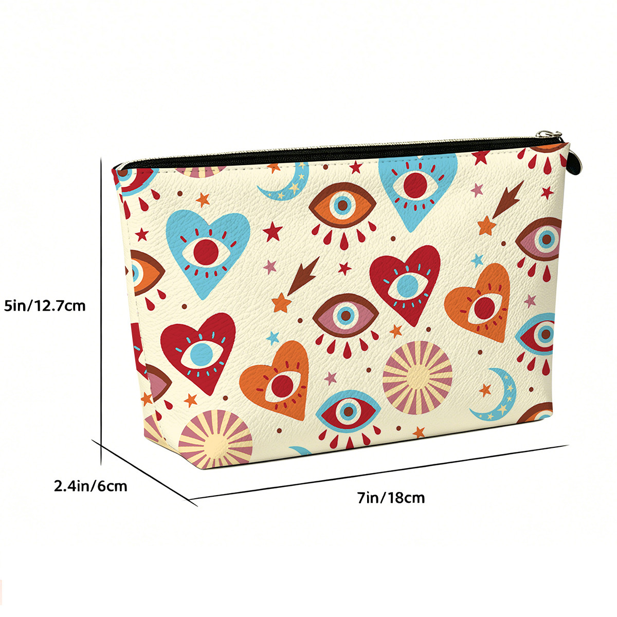 Purplehecate The Enchanted Eye of Love Zip Makeup Bag