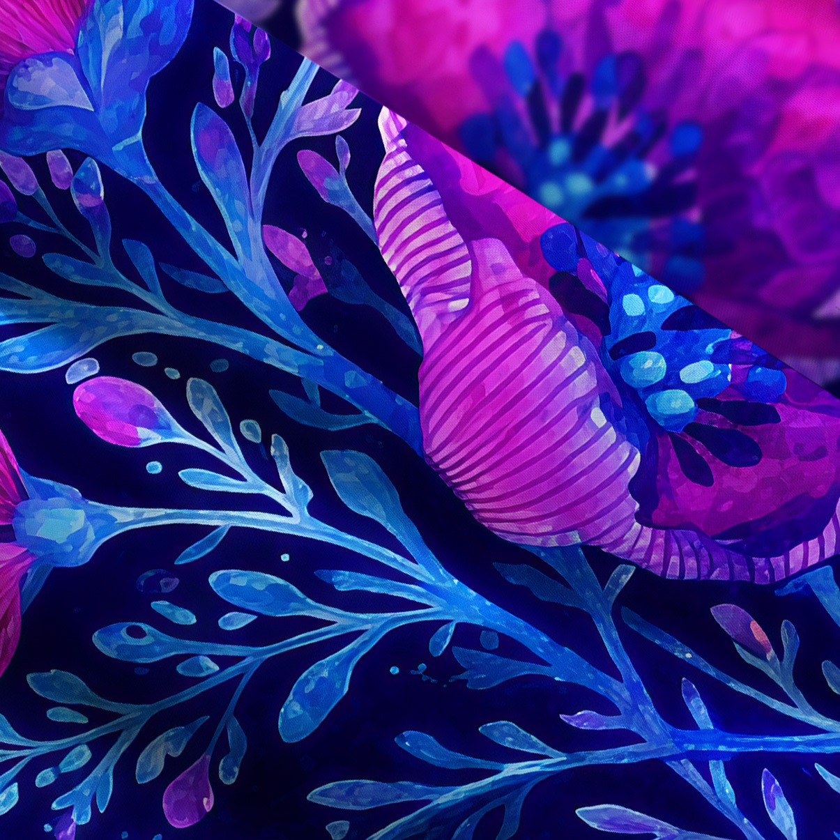 Purplehecate Lunar Bunny Wildflowe Wide Straps Maxi Dress