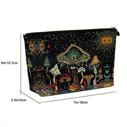 Purplehecate The Eyes of Nature Zip Makeup Bag