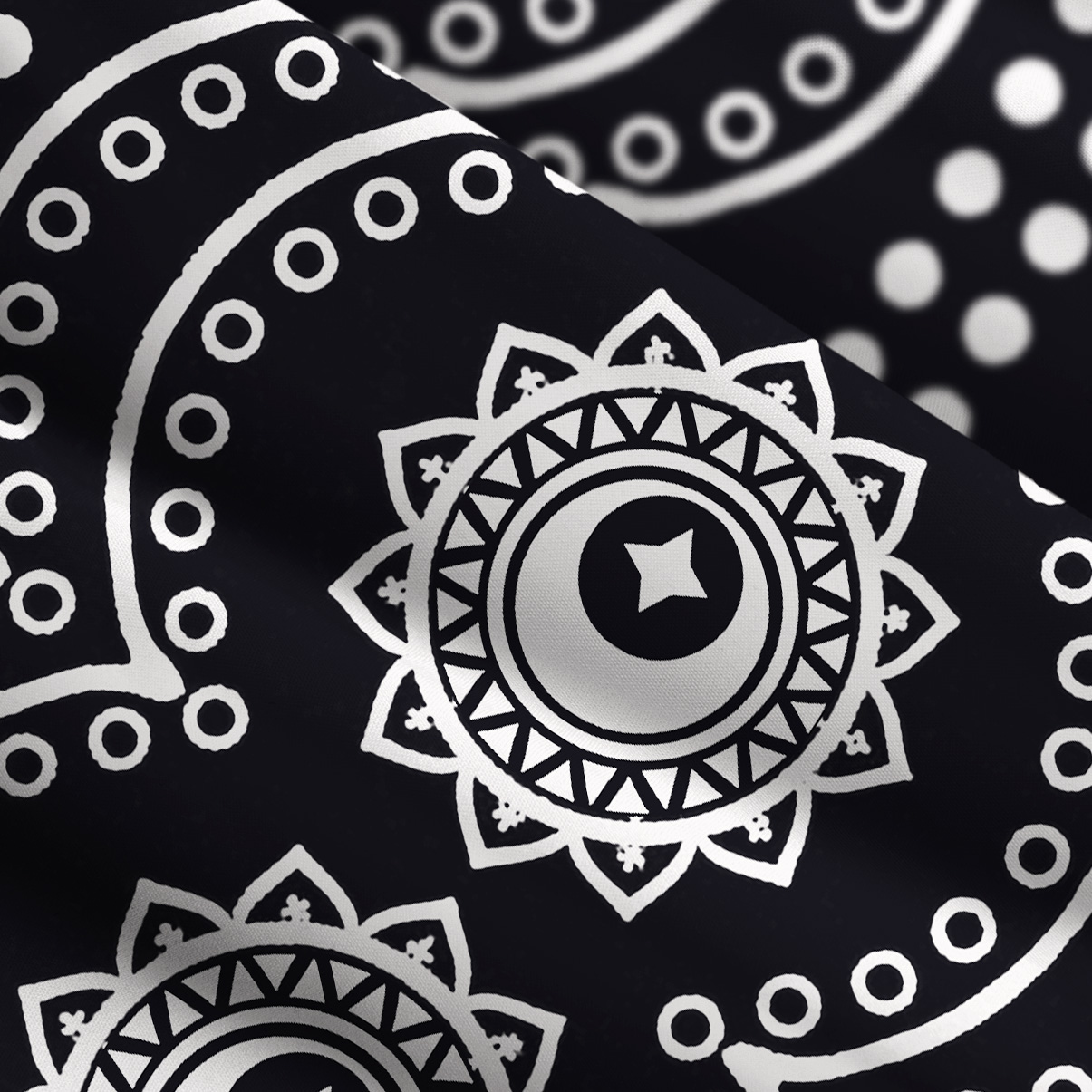 Purplehecate Mystic Tribal Mandala Wide Straps Maxi Dress