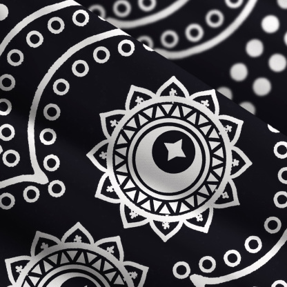 Purplehecate Mystic Tribal Mandala Wide Straps Maxi Dress