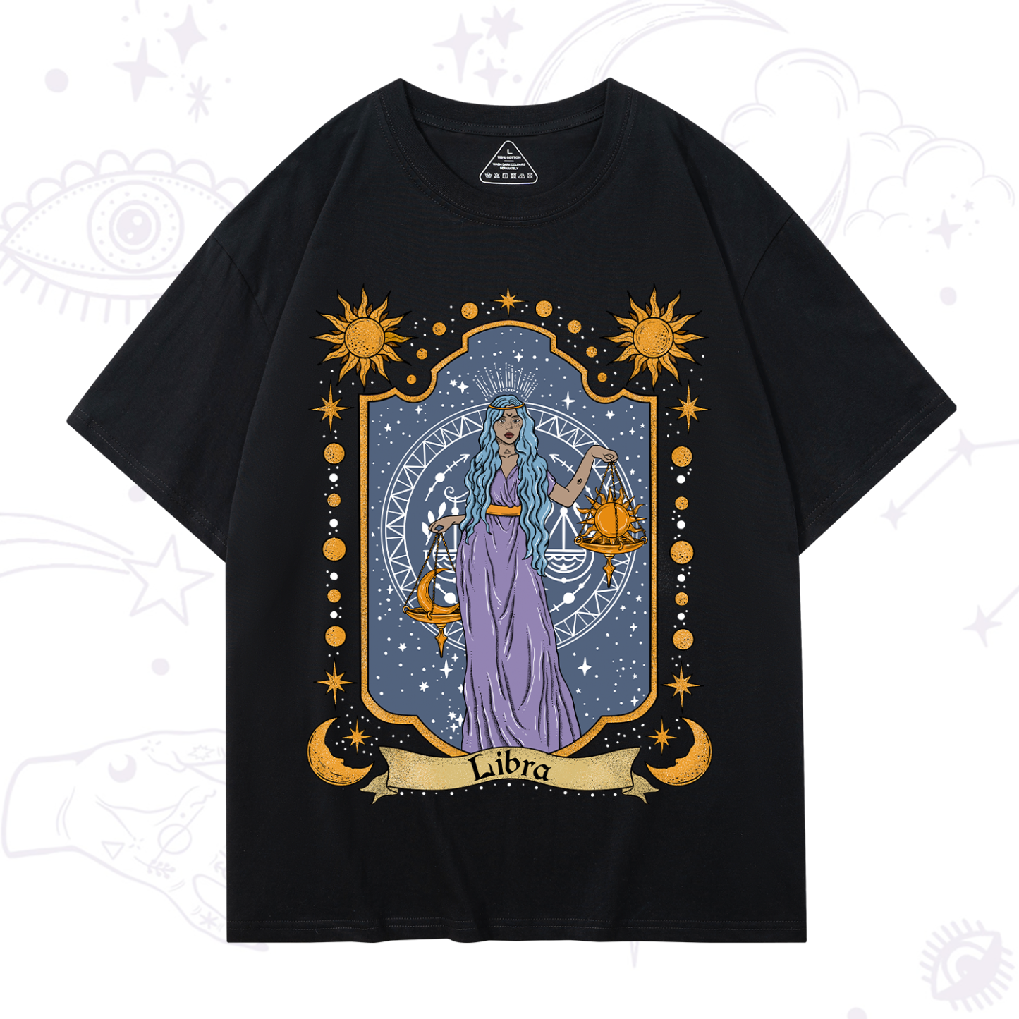 Magic Purplehecate Libra Zodiac T-Shirt
