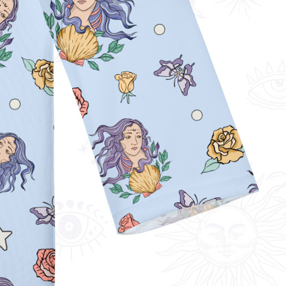 Purplehecate Virgo Spirit Zodiac Beachwear Cover-Up Dress