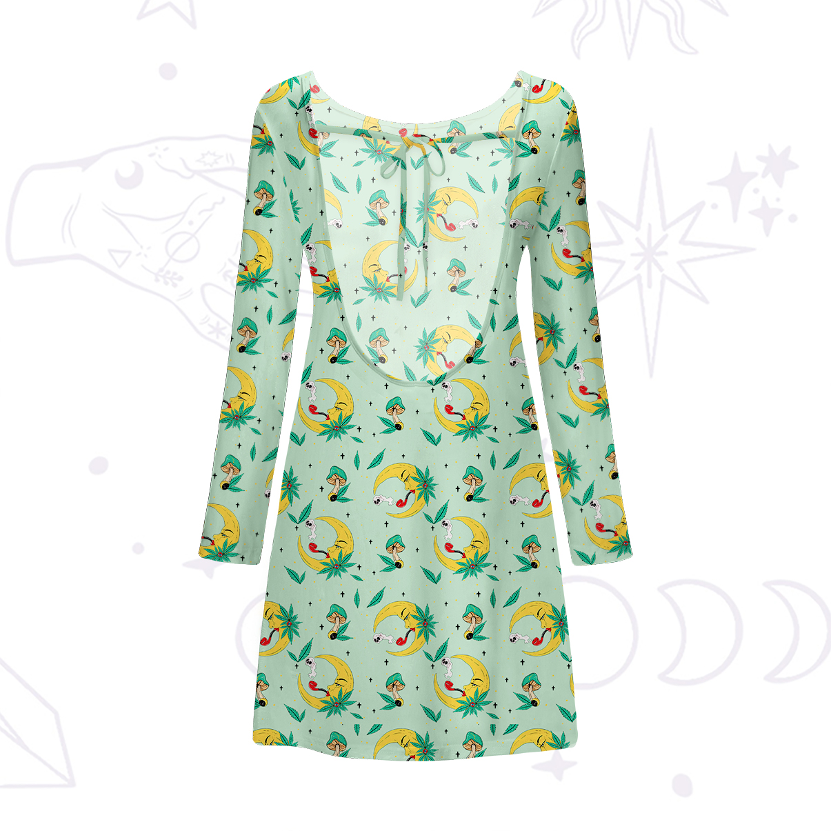 Purplehecate The Midnight Smoker Beachwear Cover-Up Dress