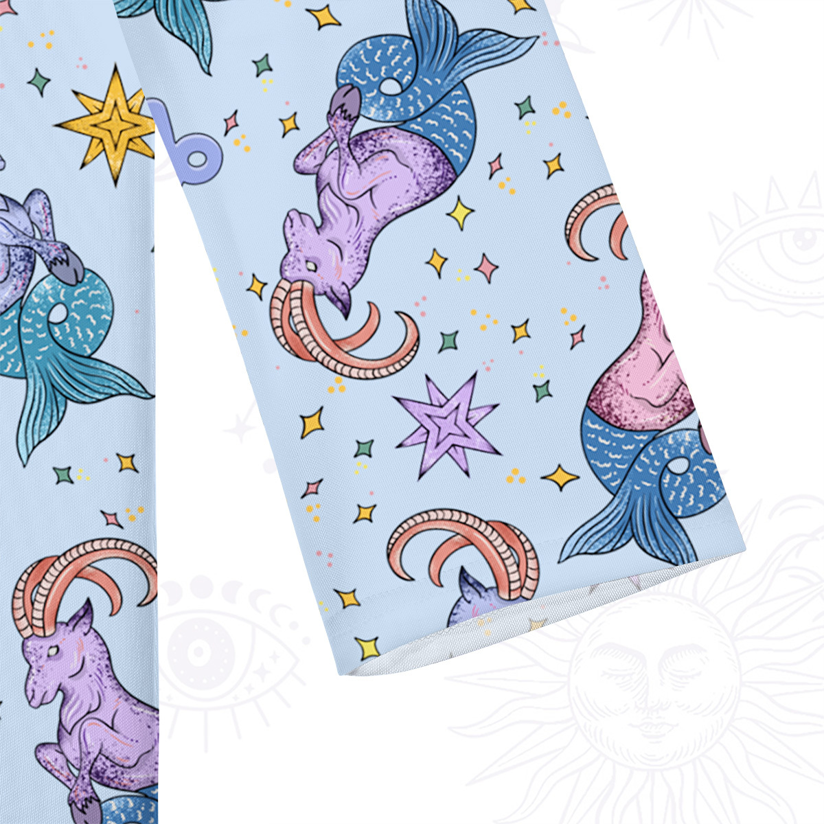 Purplehecate Capricorn Spirit Zodiac Beachwear Cover-Up Dress