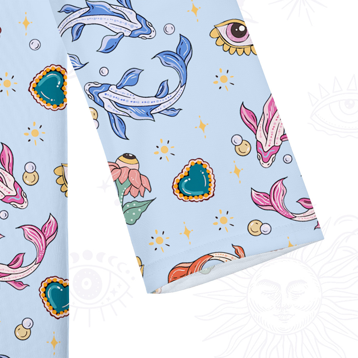 Purplehecate Pisces Spirit Zodiac Beachwear Cover-Up Dress