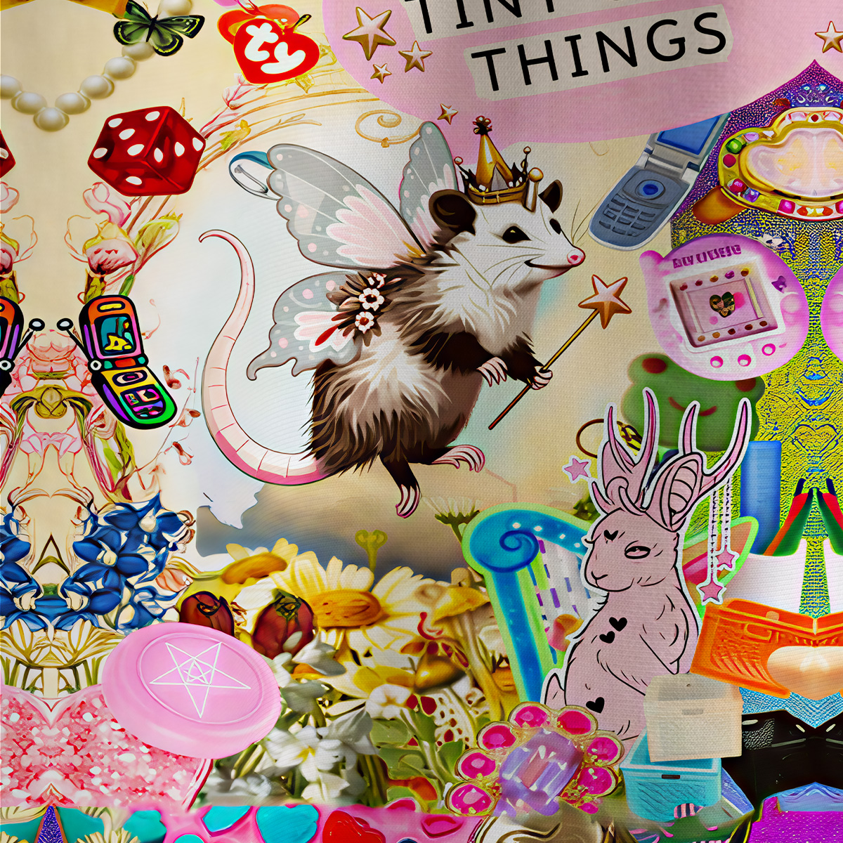 Purplehecate The Opossum Queen's Hoard All Over Print T-Shirt