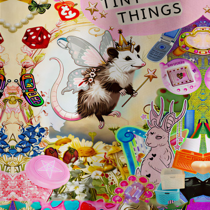Purplehecate The Opossum Queen's Hoard All Over Print T-Shirt
