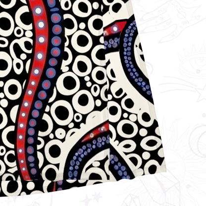 Purplehecate Trippy One‑Eyed Sea Monster Octopus Tentacle Mesh Maxi Tank Beach Dress