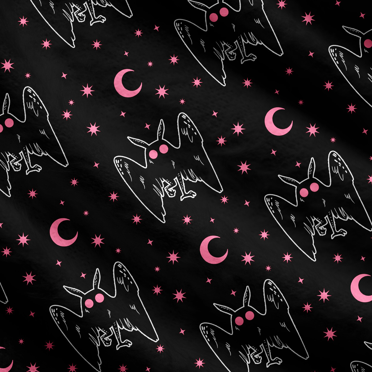 Purplehecate Witchy Mothman Night Ugly Cardigan Sweaters
