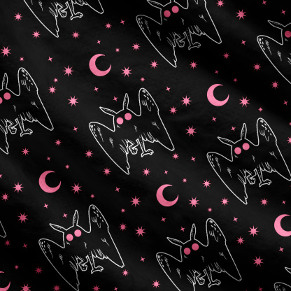 Purplehecate Witchy Mothman Night Ugly Cardigan Sweaters