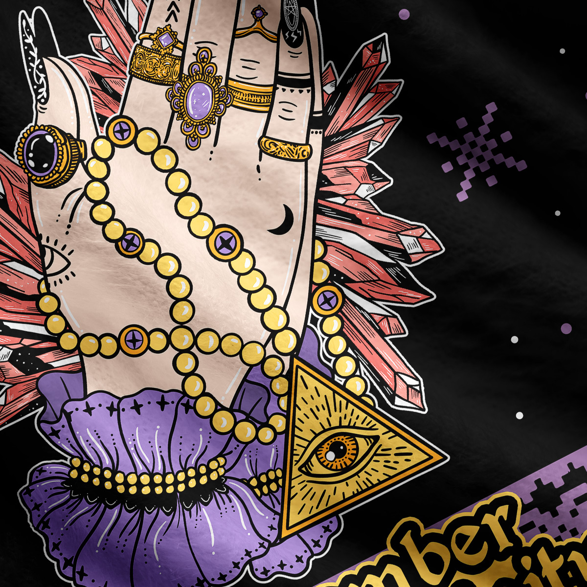 Purplehecate Remember Your Divinity Ugly Cardigan Sweaters
