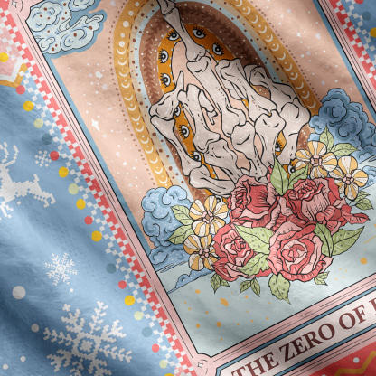 Purplehecate The Zero Of Fucks Tarot Ugly Cardigan Sweaters