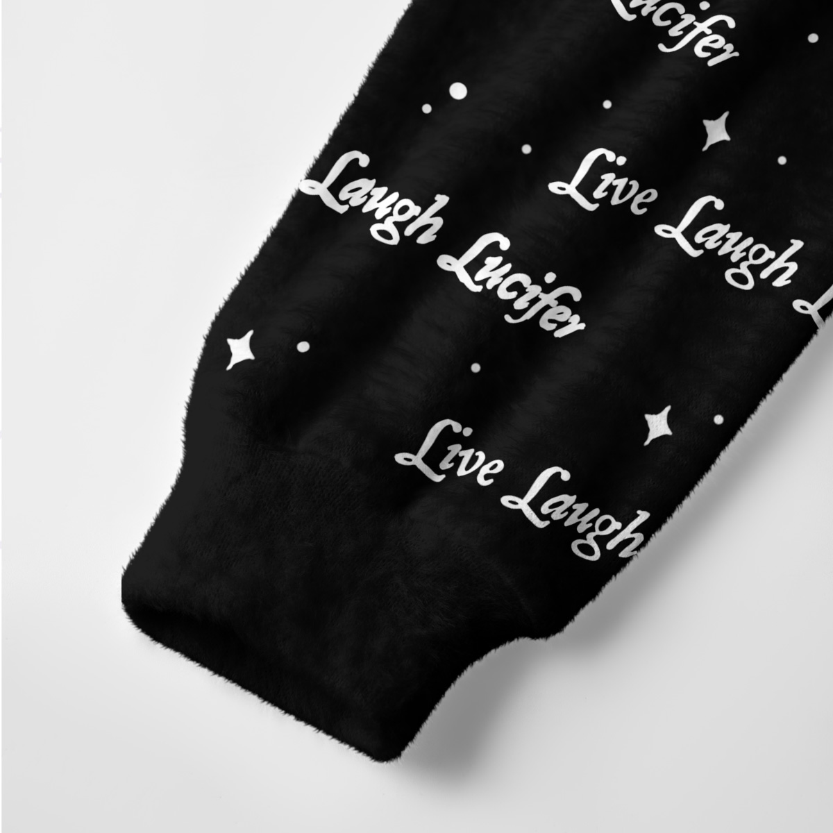Purplehecate Live Laugh Lucifer Ugly Cardigan Sweaters