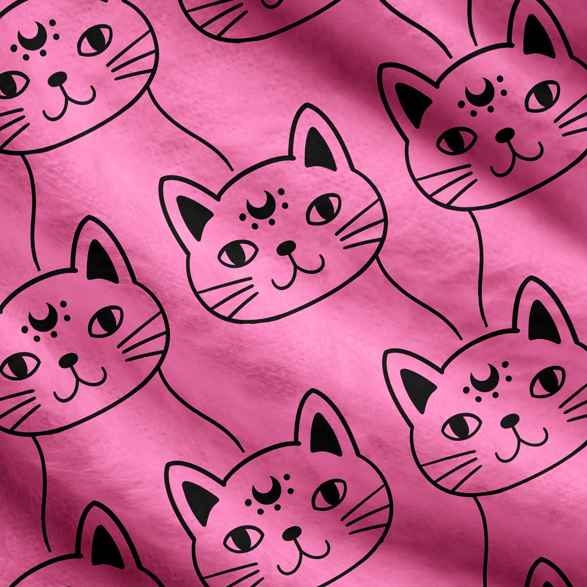 Purplehecate Sketchy Cat Ugly Cardigan Sweaters