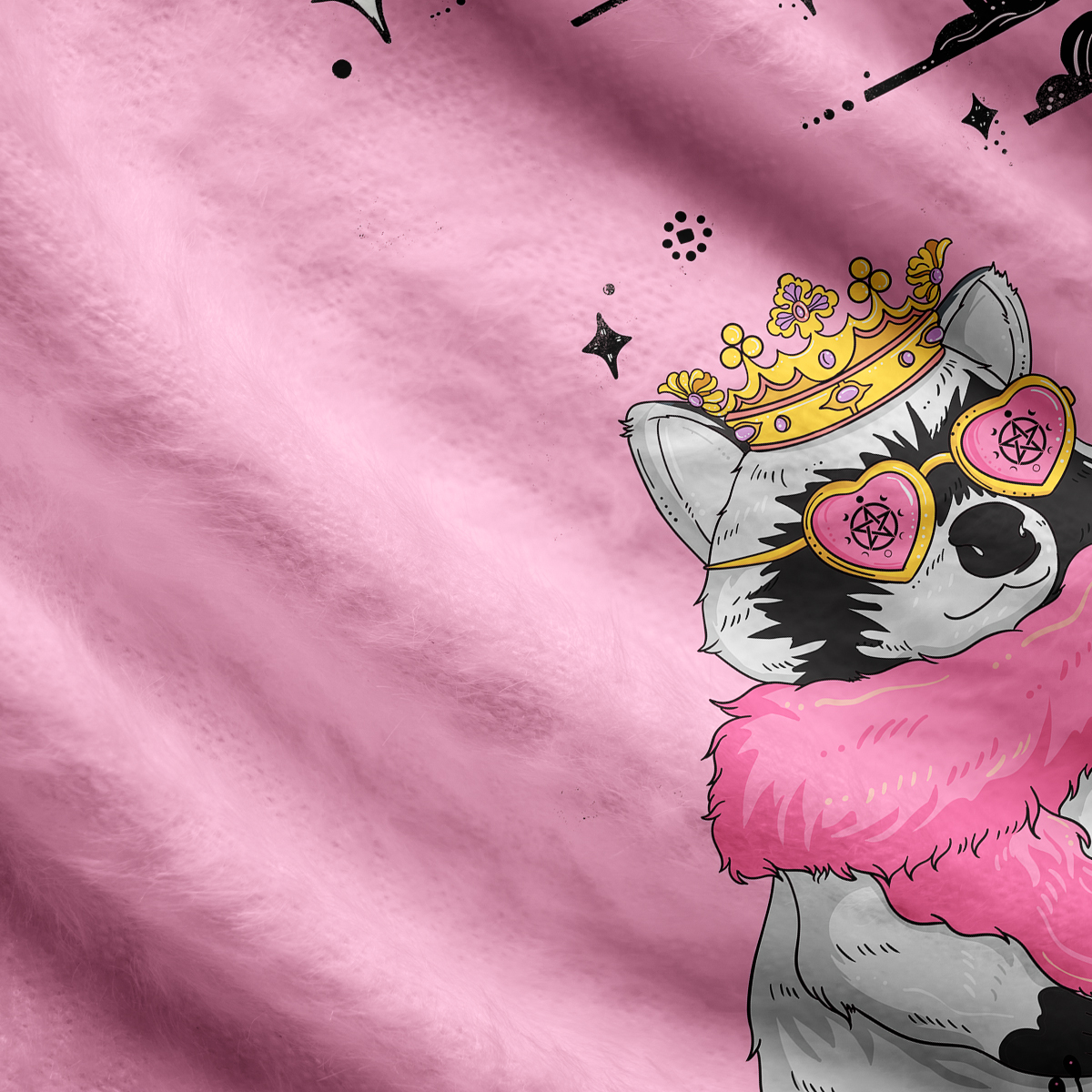 Purplehecate Bow Down Peasants Ugly Cardigan Sweaters