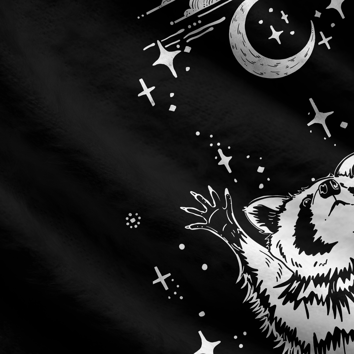 Purplehecate In My Feral Era Raccoon Ugly Cardigan Sweaters