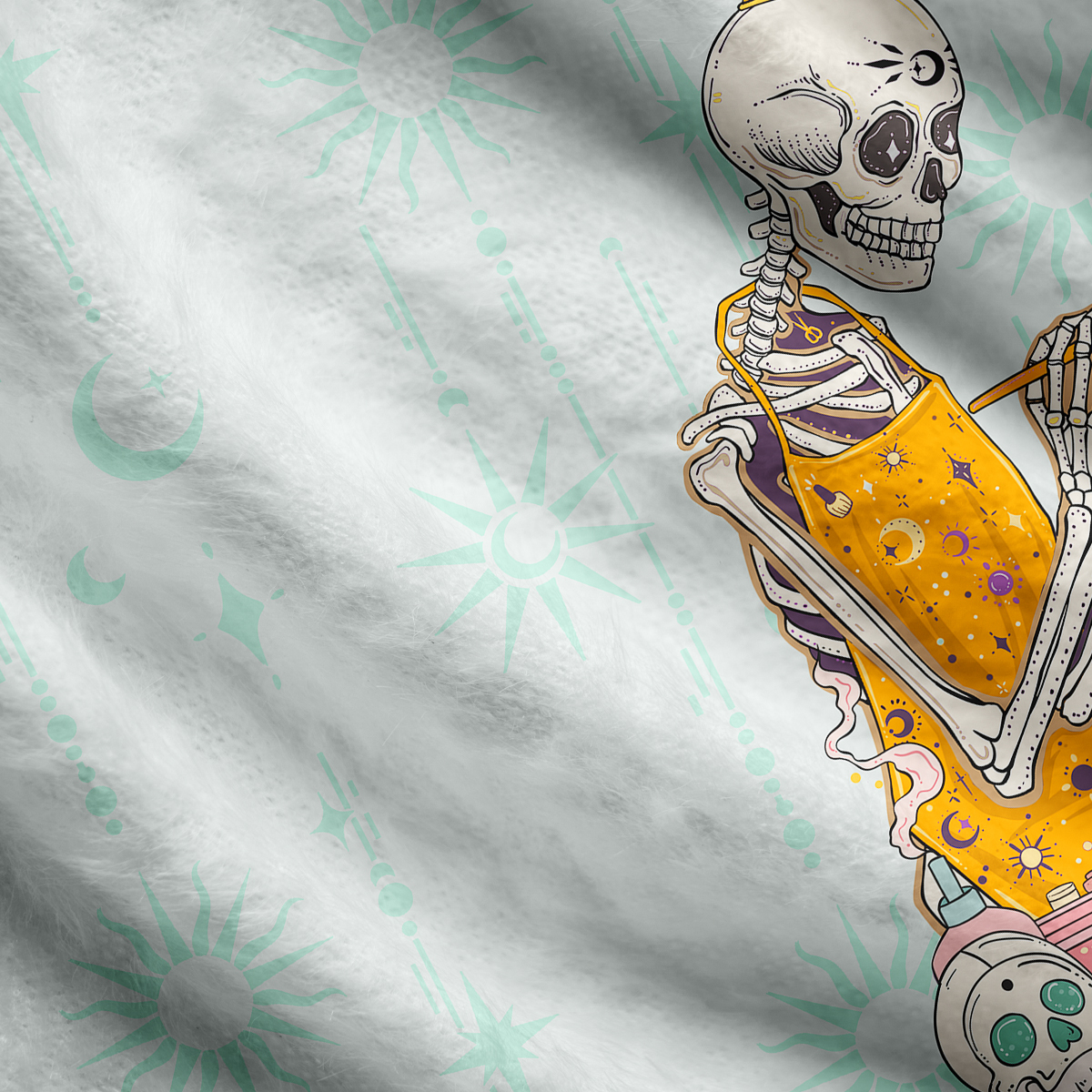 Purplehecate The Nail Tech Life Tarot Ugly Cardigan Sweaters