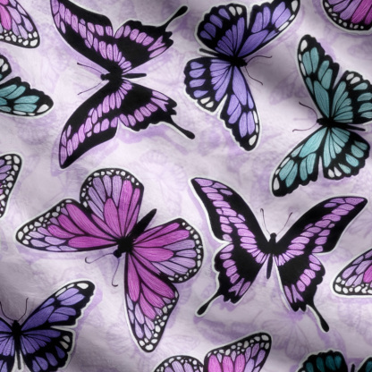 Purplehecate Whimsical Butterfly Ugly Cardigan Sweaters