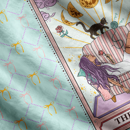 Purplehecate The Cat Mom Tarot Ugly Cardigan Sweaters