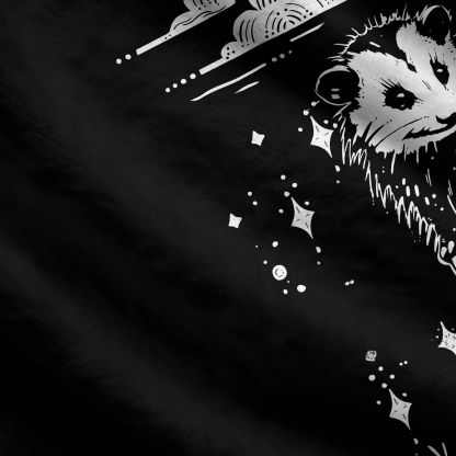 Purplehecate The Team Trash Raccoon & Possum Ugly Cardigan Sweaters