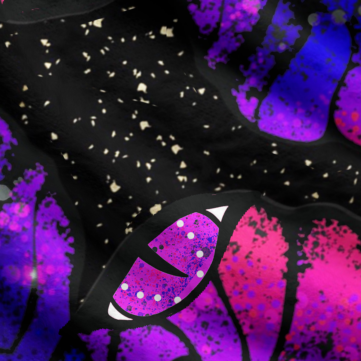 Purplehecate Starry-Eyed Butterfly Ugly Cardigan Sweaters