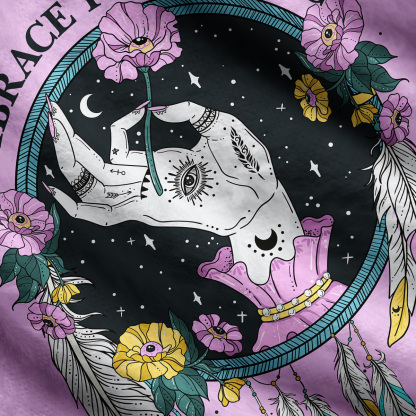 Purplehecate Embrace Your Magic Ugly Cardigan Sweaters