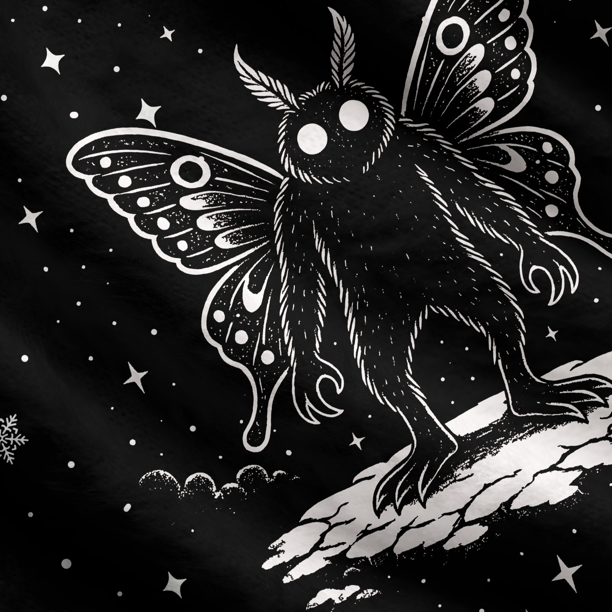 Purplehecate Dark Moth Ugly Cardigan Sweaters