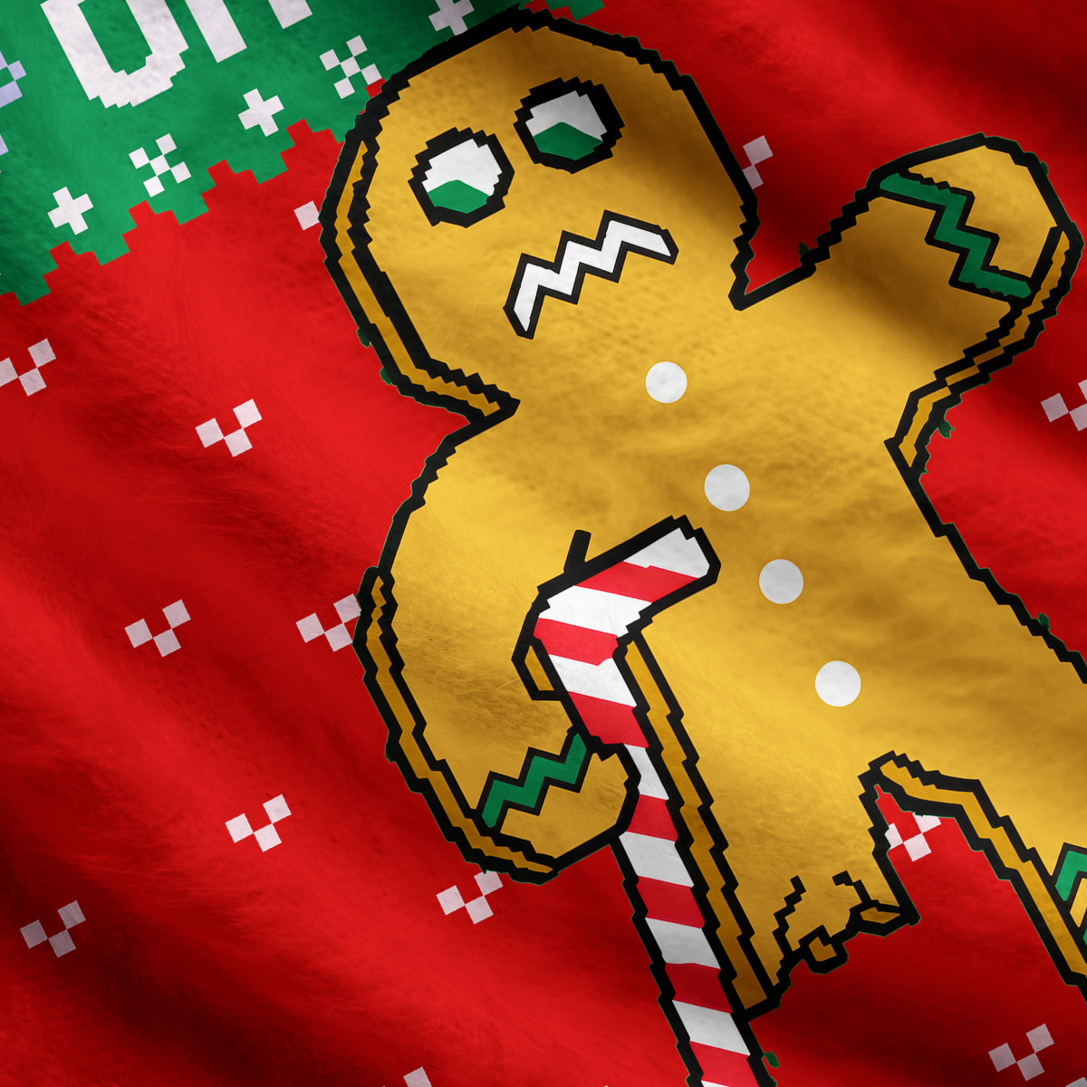 Purplehecate Oh Snap Christmas Ugly Cardigan Sweaters