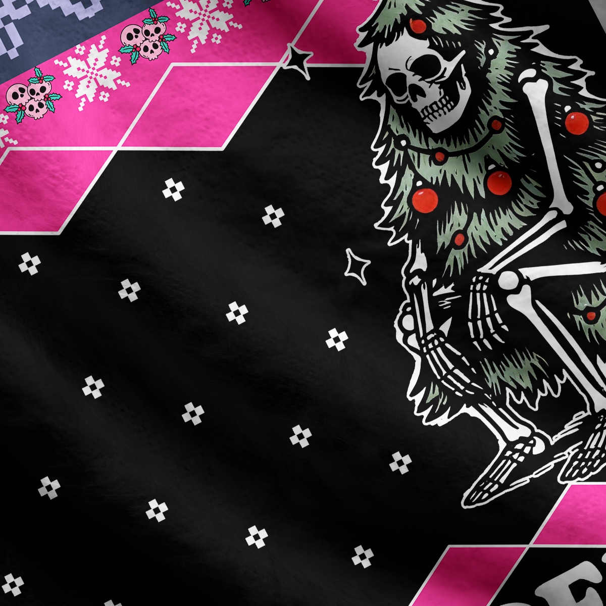 Purplehecate Seasonal Depression Christmas Ugly Cardigan Sweaters