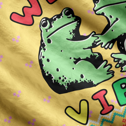 Purplehecate Weird Frog Vibes Ugly Cardigan Sweaters