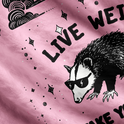Purplehecate Live Weird Fake Your Death Ugly Cardigan Sweaters