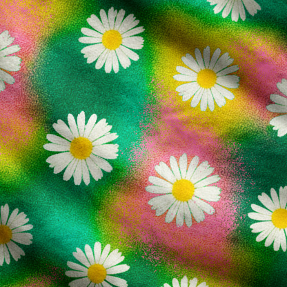 Purplehecate Enchanted Daisy Spring Romance Ugly Cardigan Sweaters