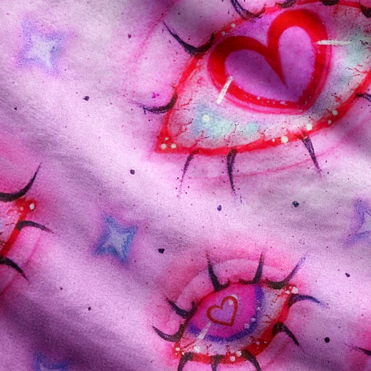 Purplehecate Mystic Love-Eye Ugly Cardigan Sweaters