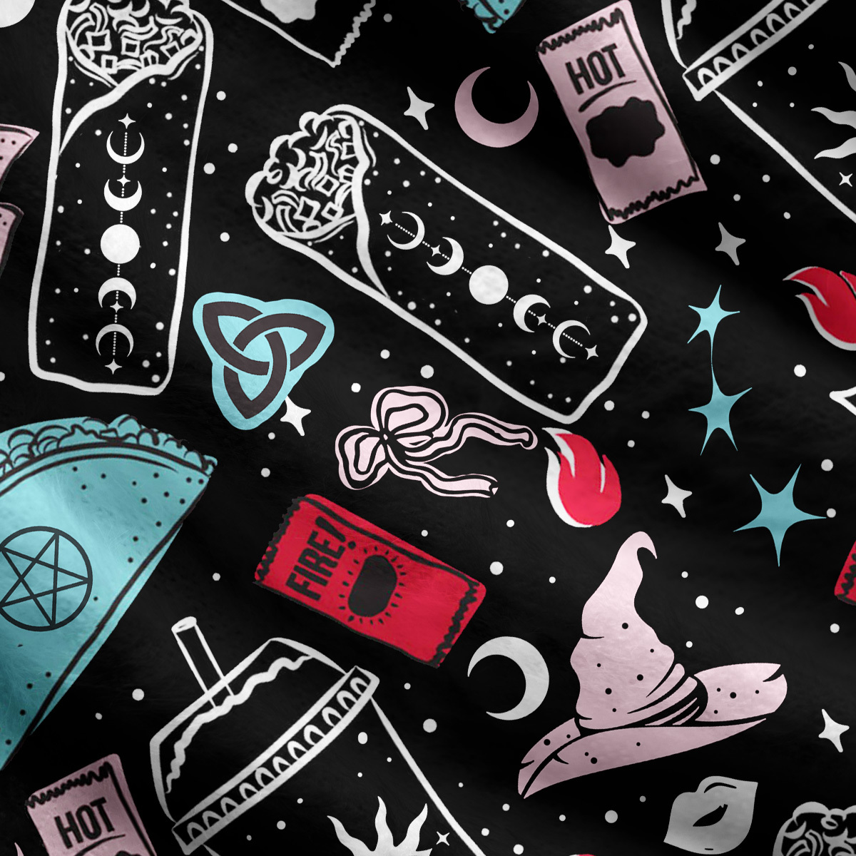 Purplehecate Dark Magic and Mystical Charm Ugly Cardigan Sweaters