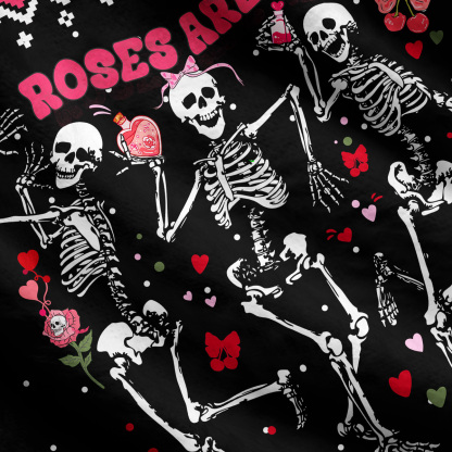 Purplehecate Roses Are Red Inside I'm Dead Ugly Cardigan Sweaters