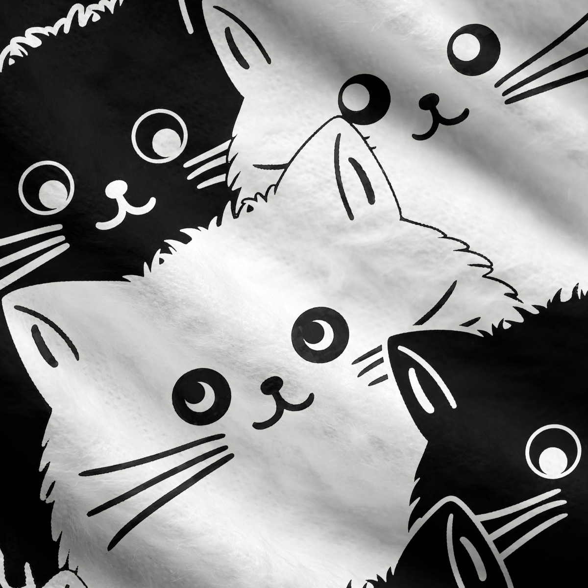Purplehecate Cute Black Cat Ugly Cardigan Sweaters
