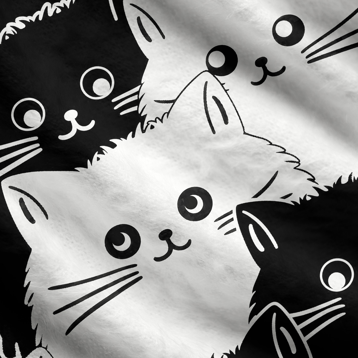 Purplehecate Cute Black Cat Ugly Cardigan Sweaters