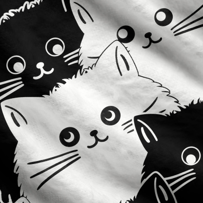 Purplehecate Cute Black Cat Ugly Cardigan Sweaters