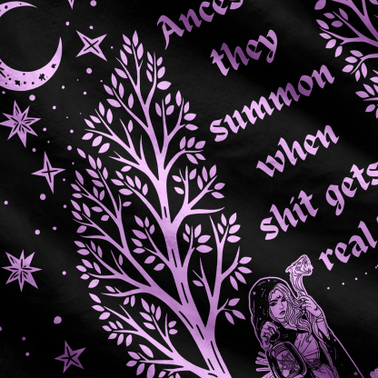 Purplehecate Be The Ancestor They Summon When Shit Gets Real Ugly Cardigan Sweaters