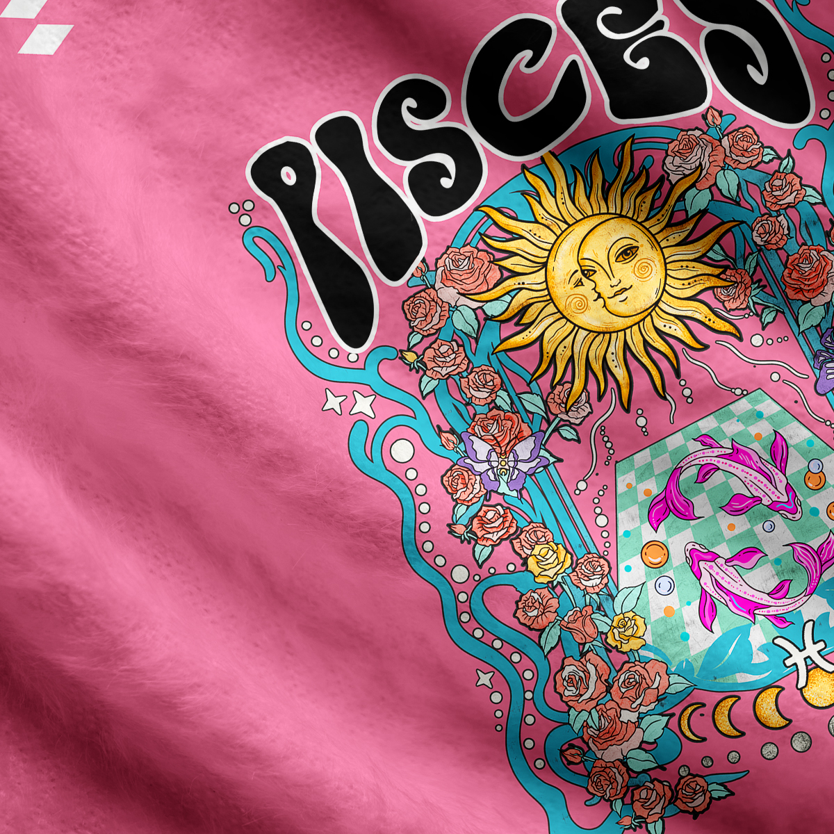 Purplehecate Pisces Spirit Zodiac Ugly Cardigan Sweaters