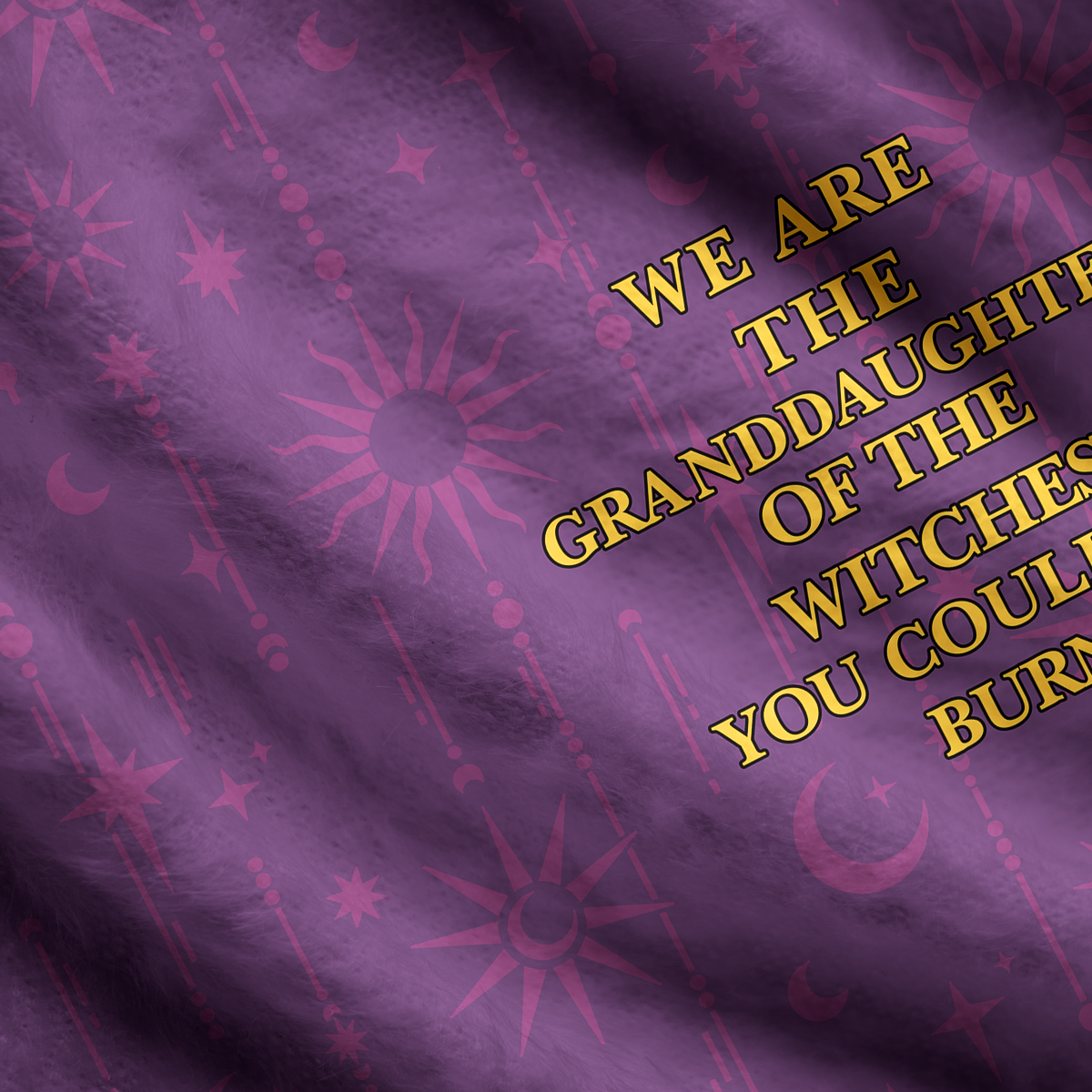Purplehecate We Are the Granddaughters of the Witches You Could Not Burn Ugly Cardigan Sweaters