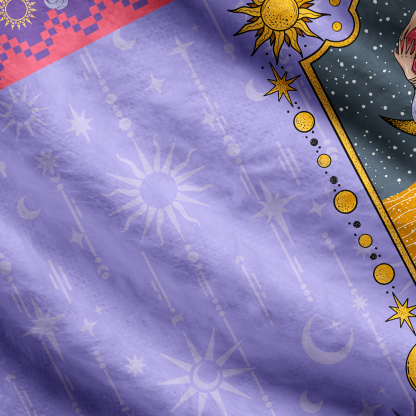 Purplehecate Aquarius Zodiac Ugly Cardigan Sweaters