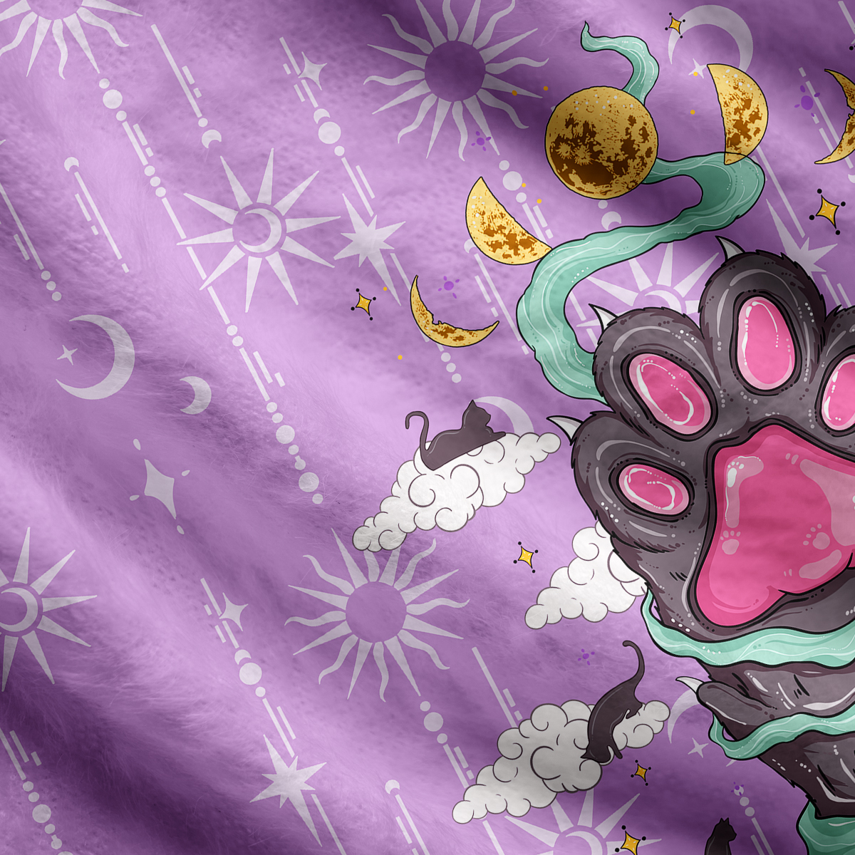 Purplehecate The Beans Cat Tarot Ugly Cardigan Sweaters