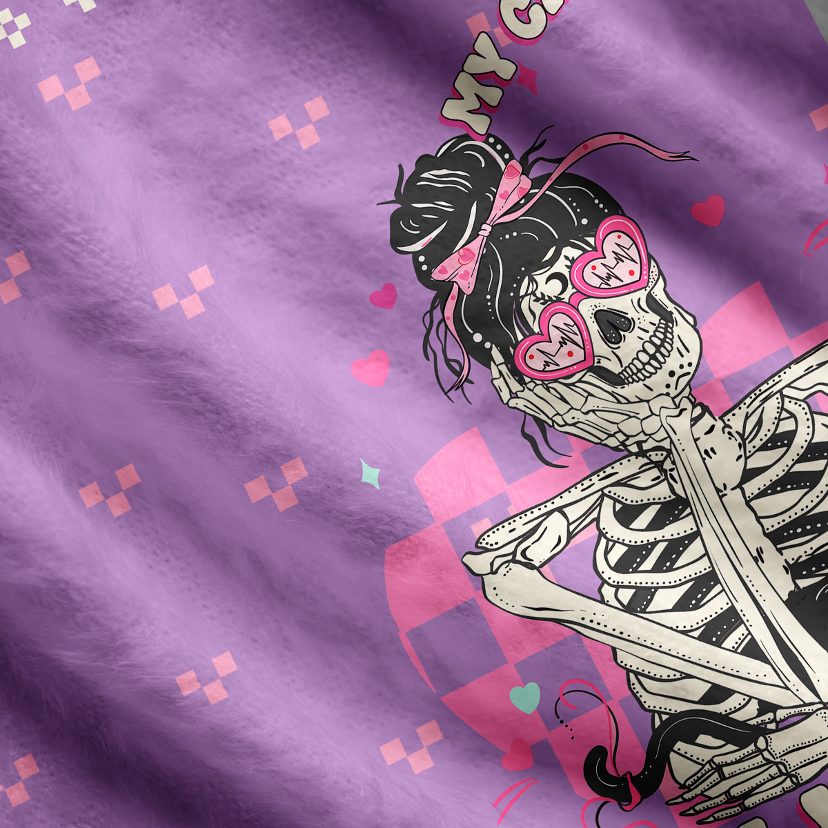 Purplehecate My Cat Never Broke My Heart Valentine Ugly Cardigan Sweaters