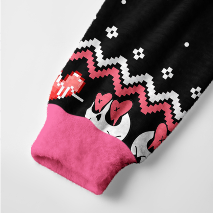 Purplehecate Don't Play With My Heart Ugly Cardigan Sweaters