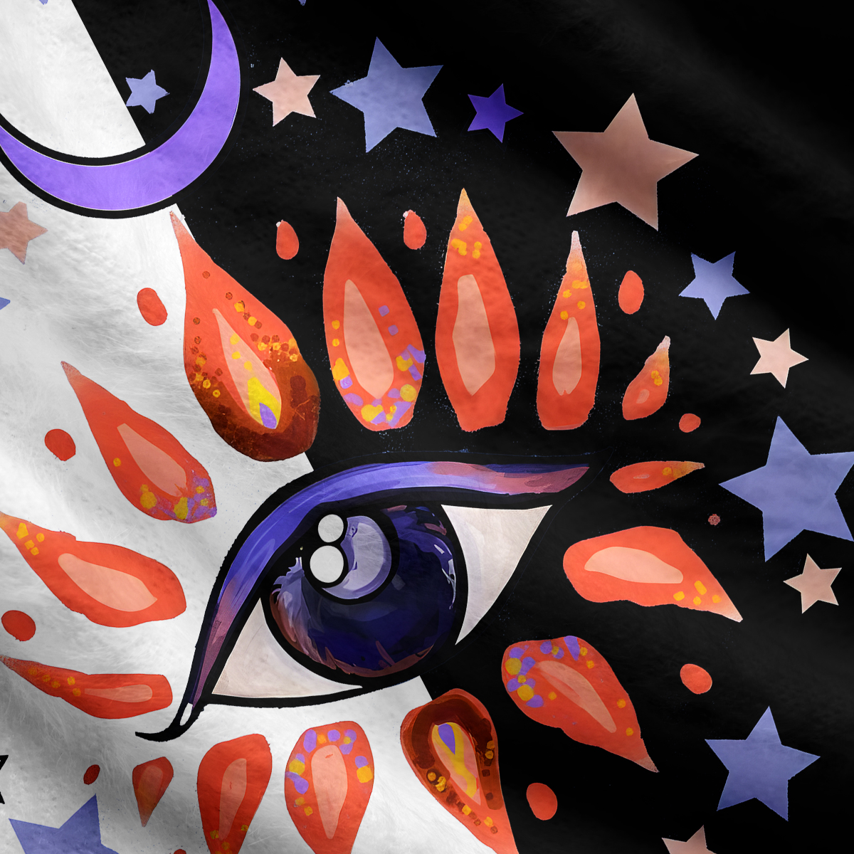 Purplehecate Stellar Gaze Ugly Ugly Cardigan Sweaters